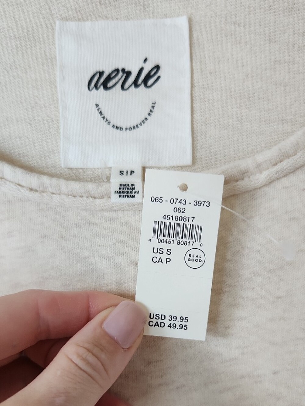 aerie - Unwind Waffle T-shirt - S - Picture 6 of 7
